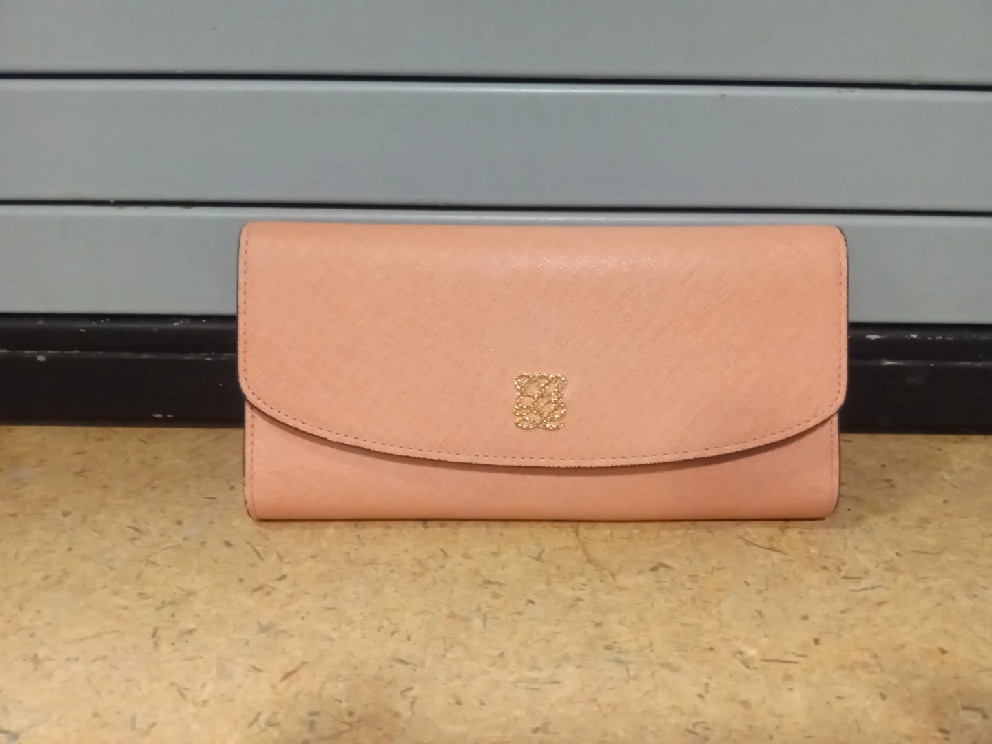 Louis  QuatorzePink Leather Flap Wallet - photo 2