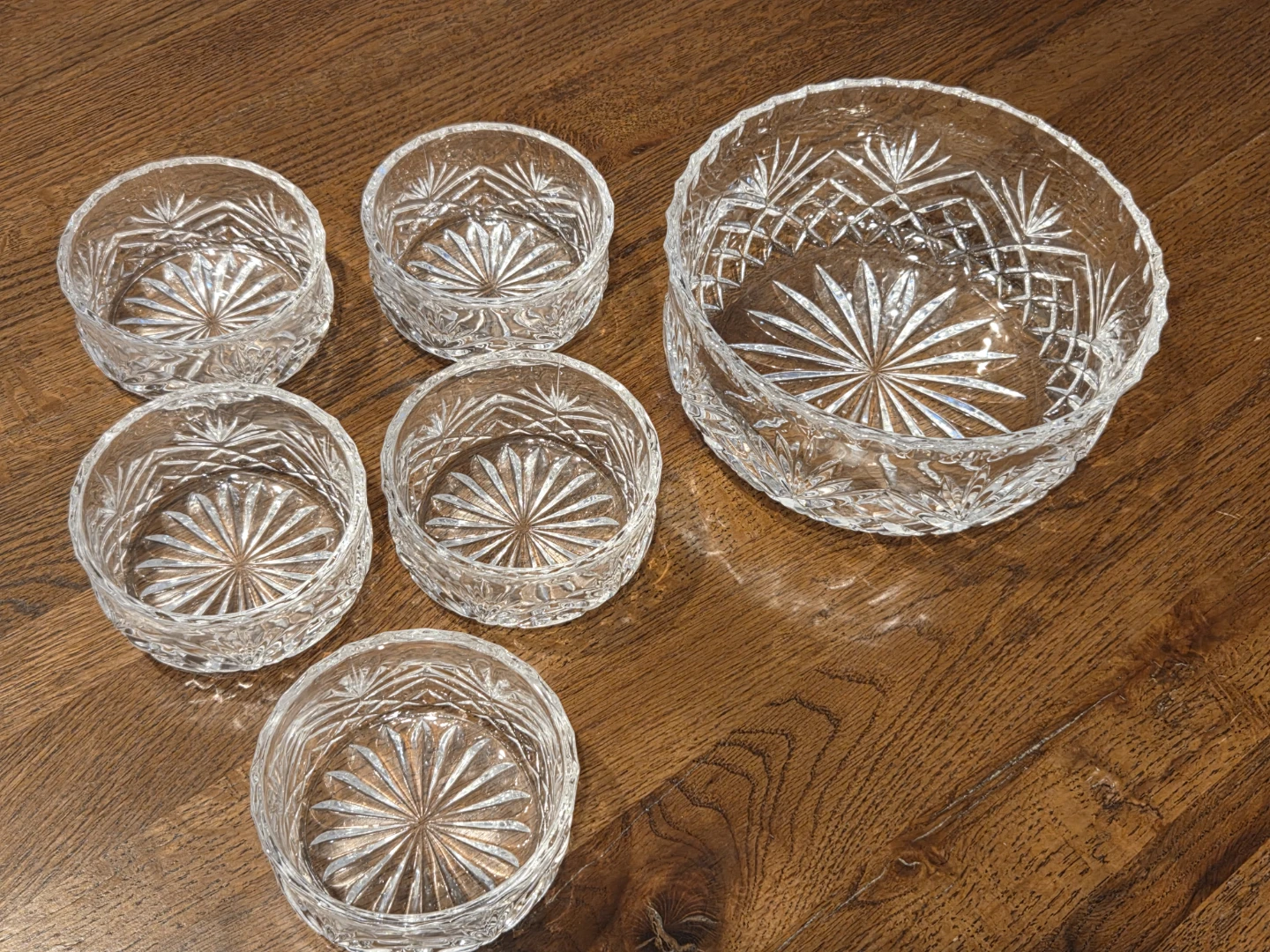 Crystal Glass Bowls Set
