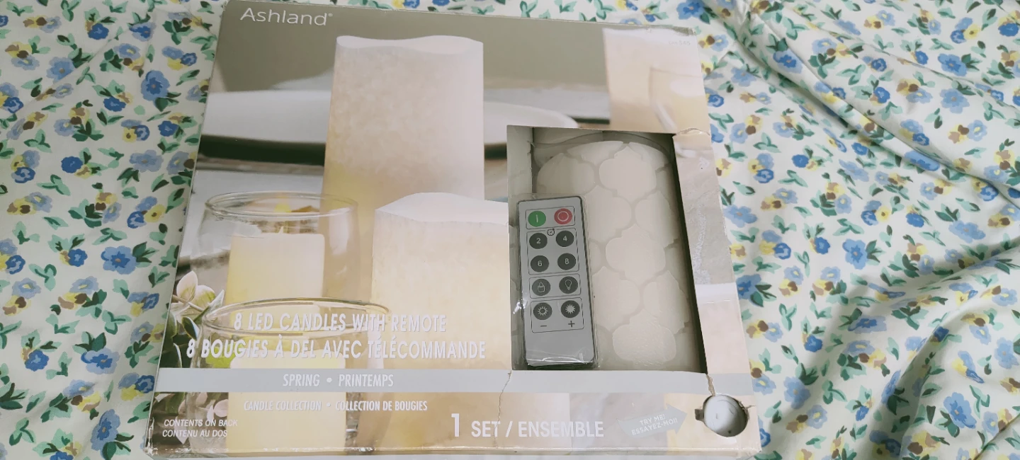 Ashland LED Candles with Remote Set