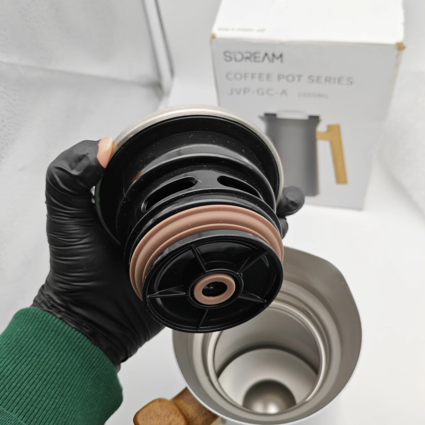SDREAM Coffee Pot 1000ML White - photo 4