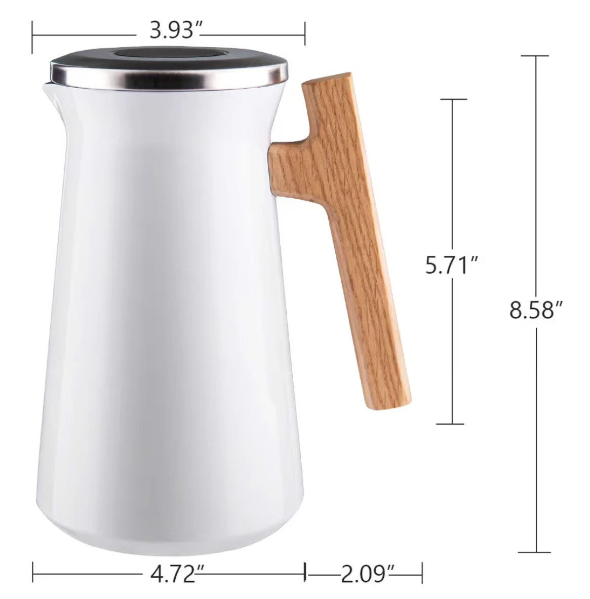 SDREAM Coffee Pot 1000ML White - photo 5