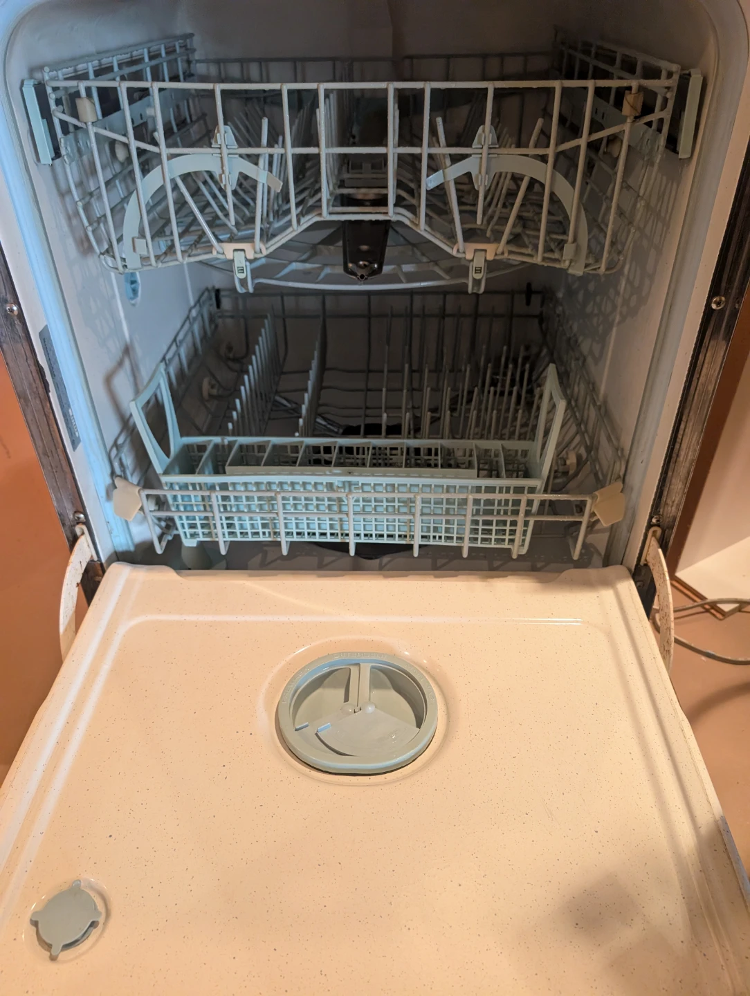 White Dishwasher Racks