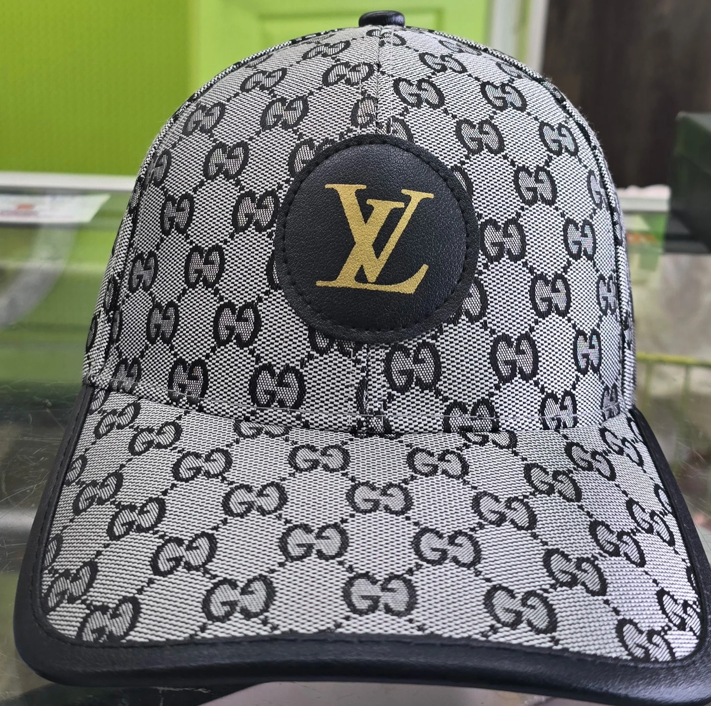 🧢🔥 Designer Style Monogram Hat – $40 🔥🧢