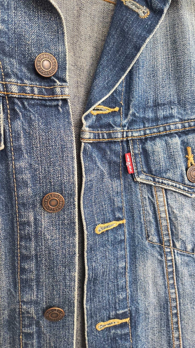 🔥VINTAGE🔥 Levi's Original Denim Jacket Size S - photo 3