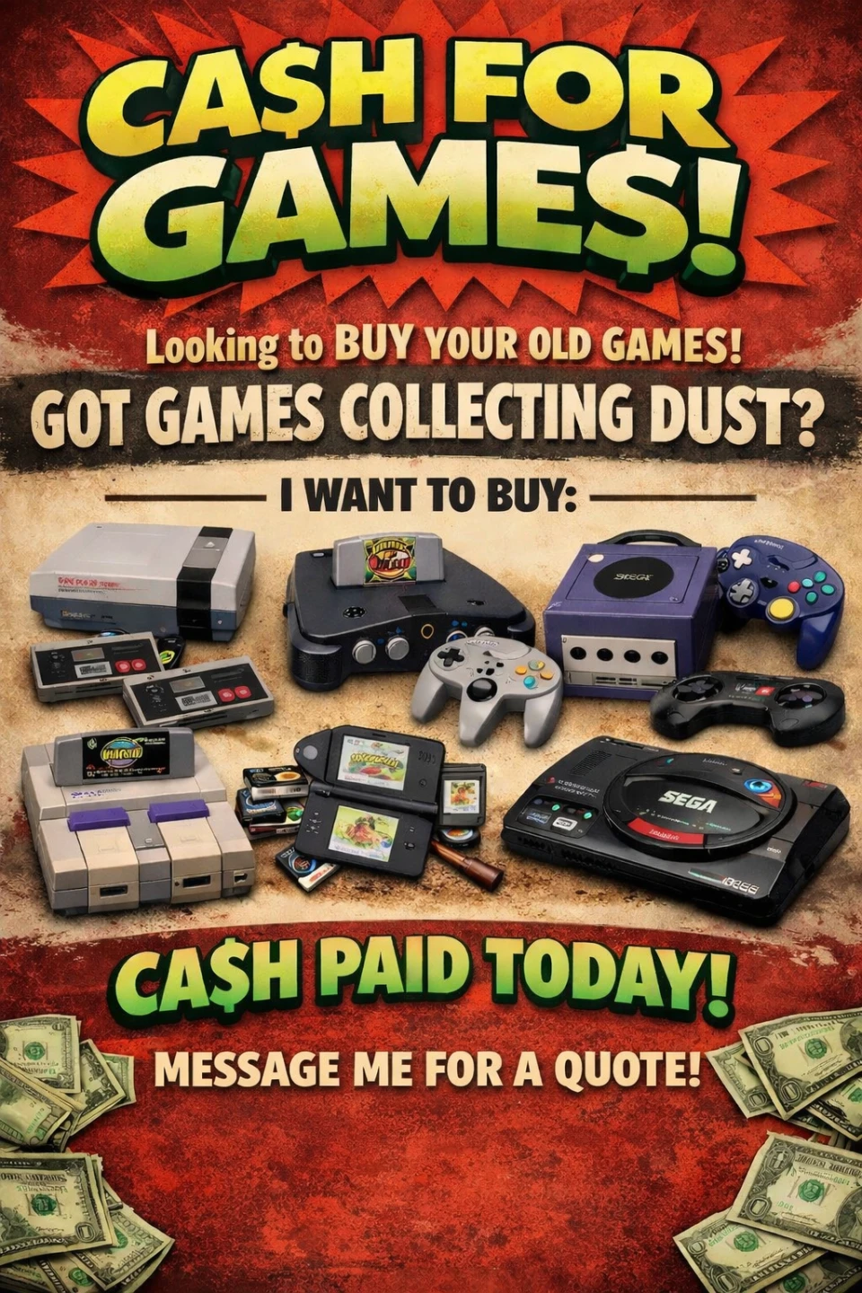 Buying Old Video Games that are collecting dust