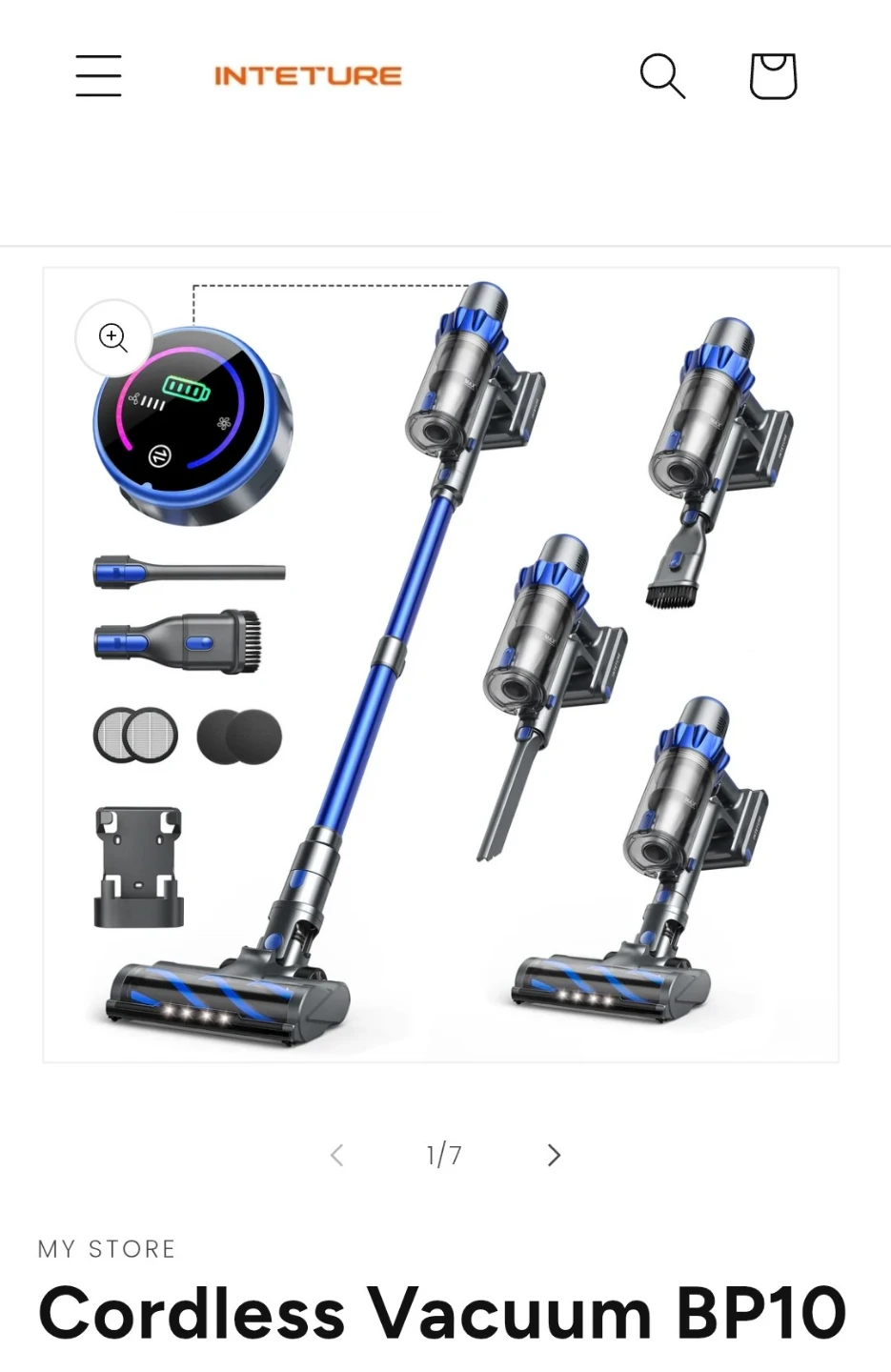 INTETURE Cordless Vacuum BP10 - photo 2