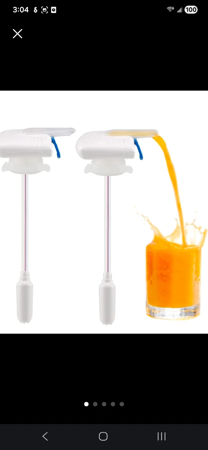 (Pack of 2) Automatic Drink Dispenser - fits most bottles
