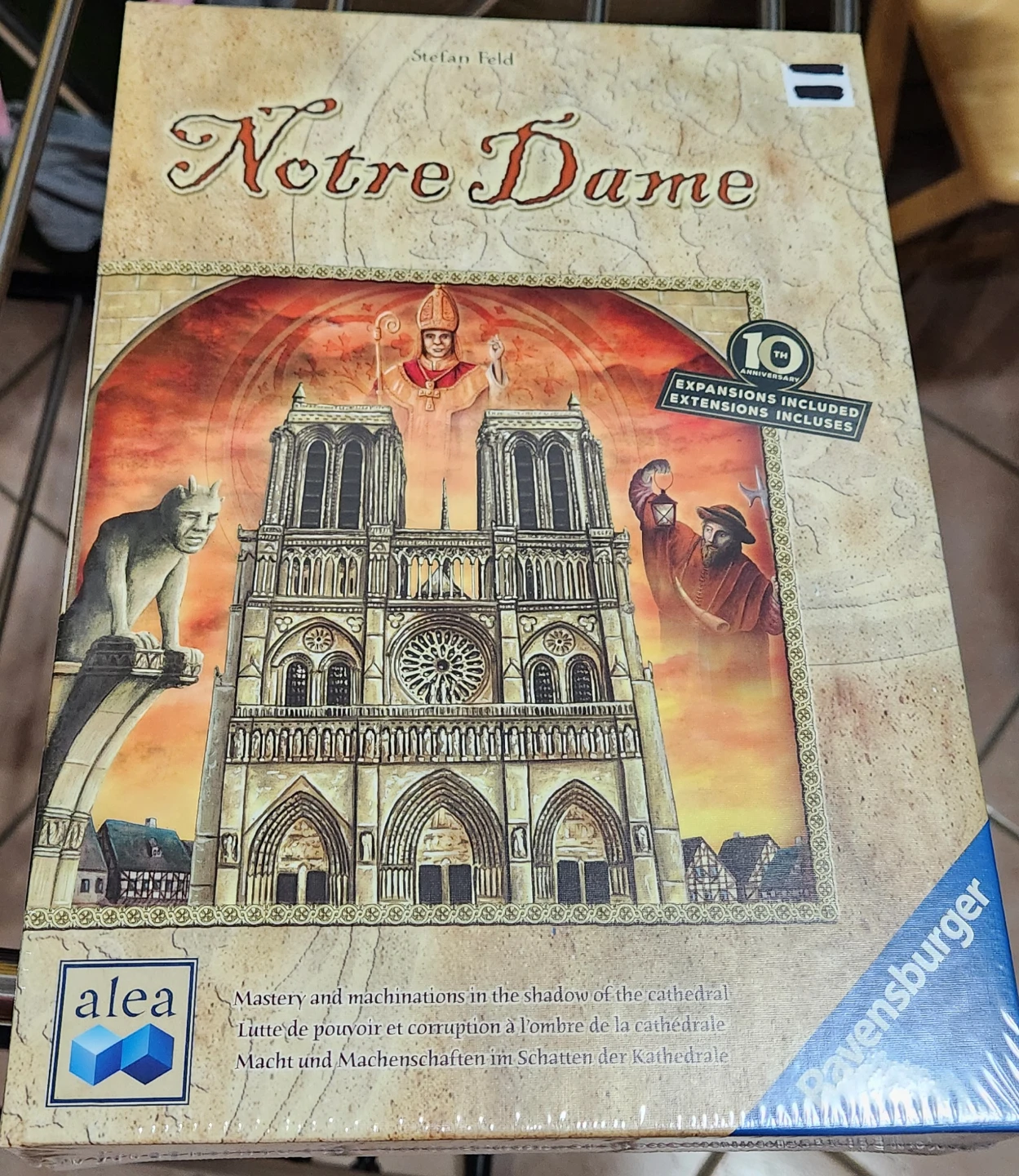 Brand New Board game: Notre Dame 10th anniversary edition