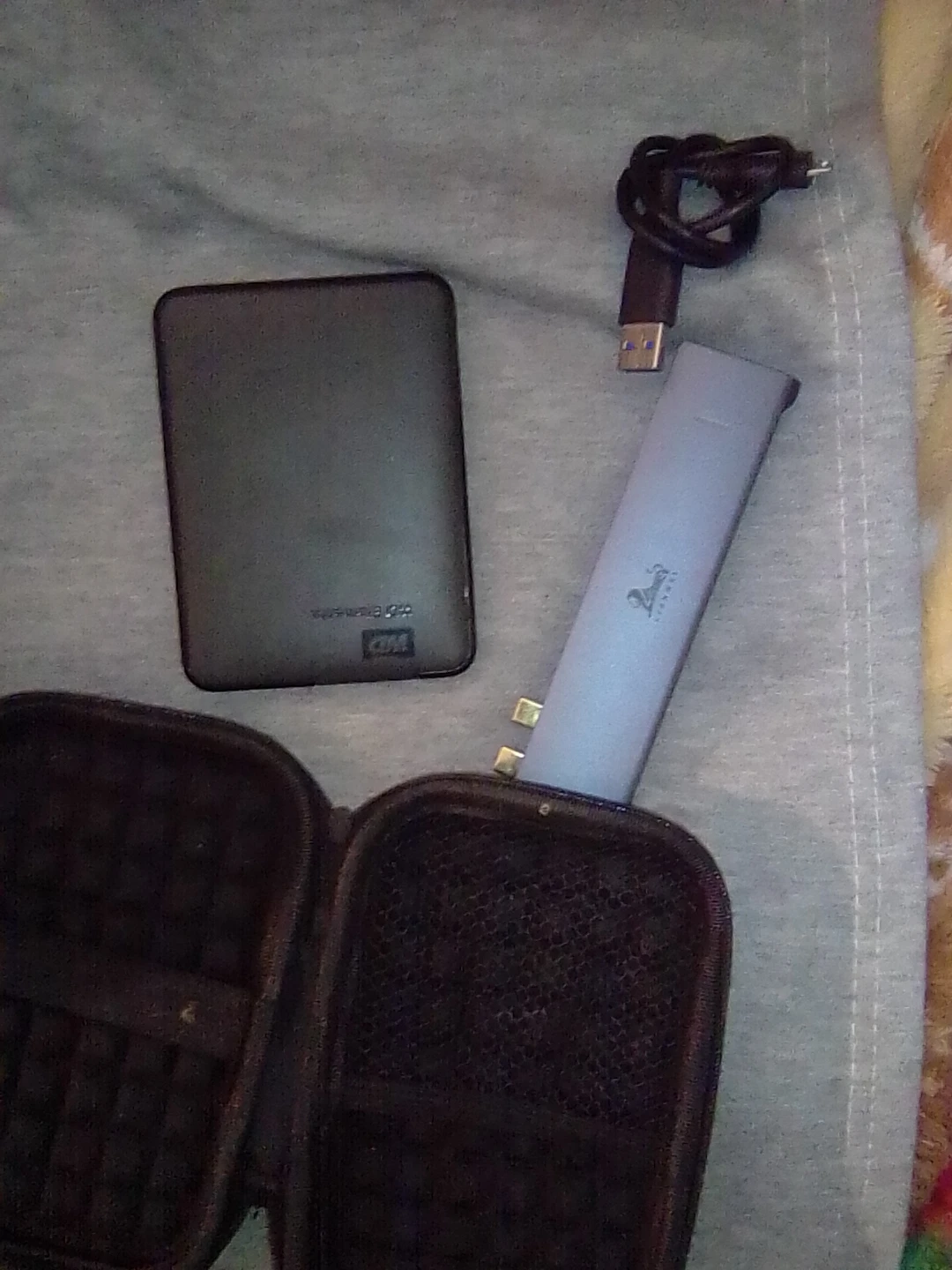 WD External Hard Drive and USB-C Hub - photo 2
