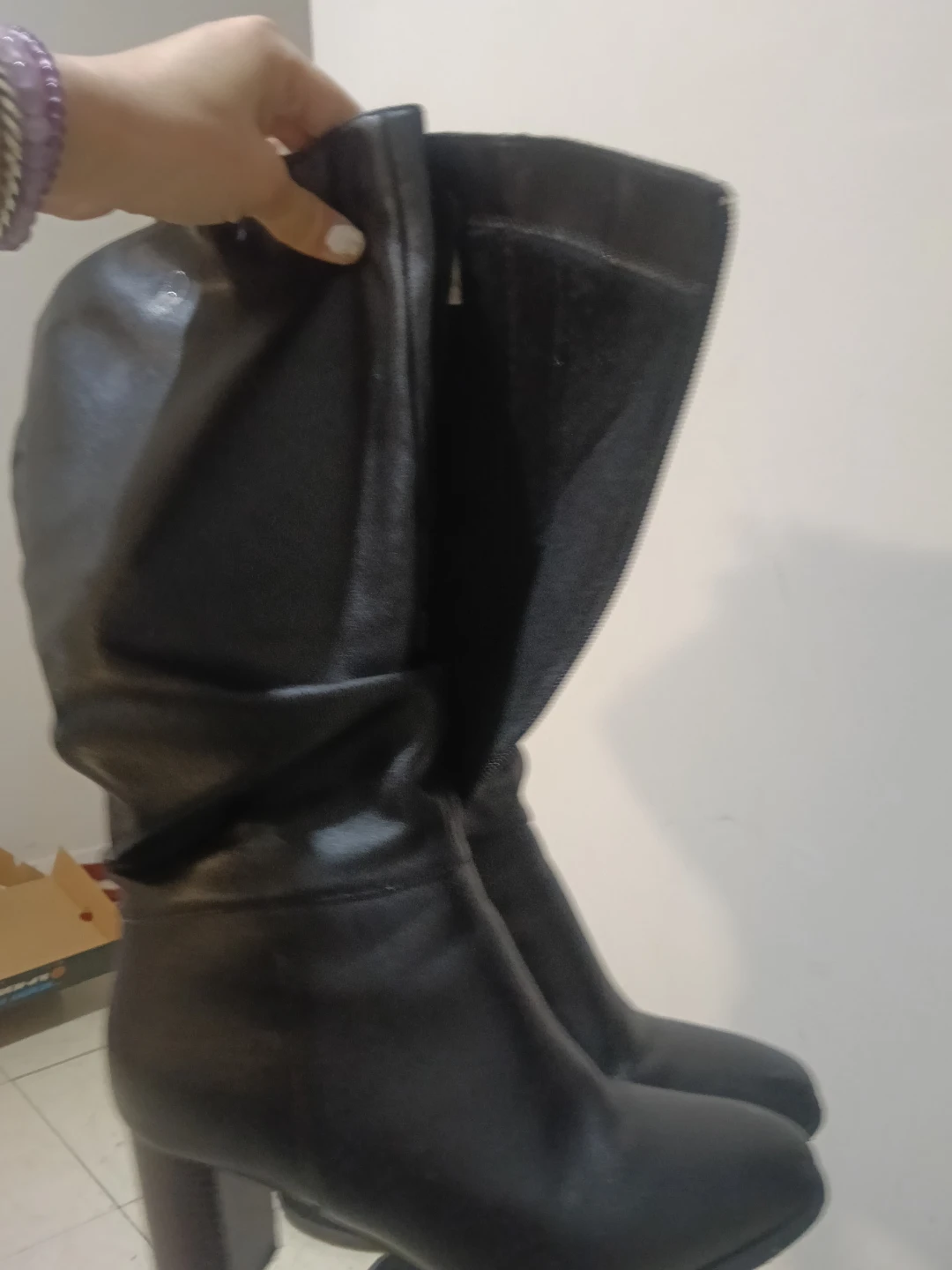 Blondo Waterproof Black Leather Heeled Boots - photo 3