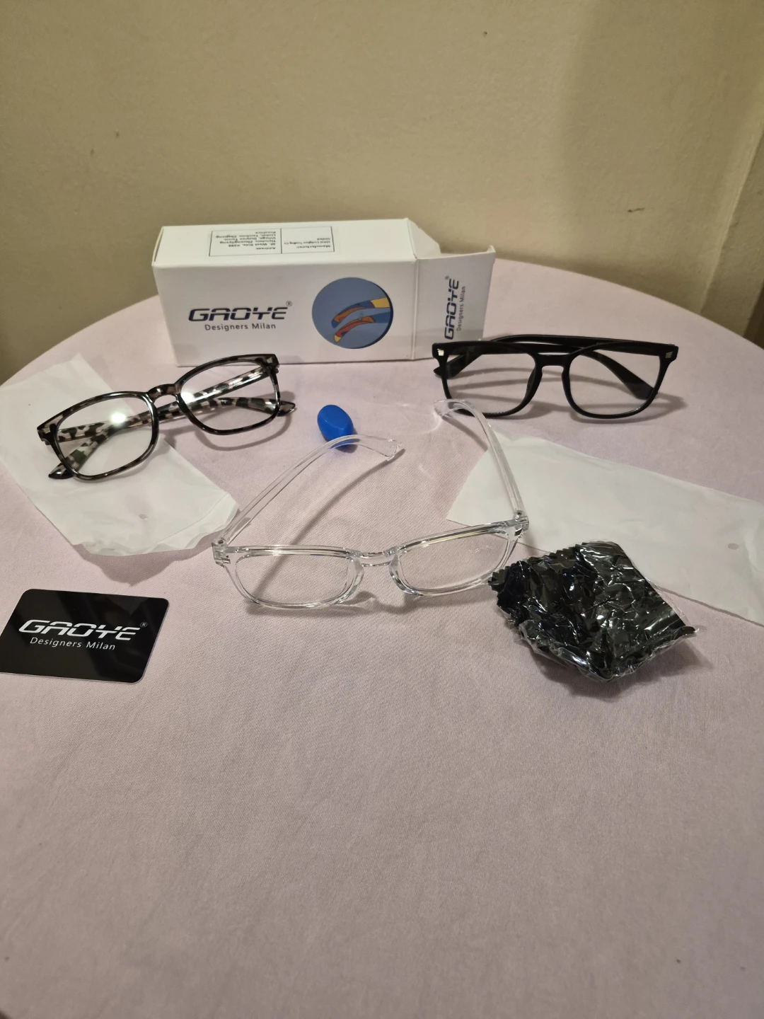 GROVE Designers Milan Eyeglasses - 3 Pairs