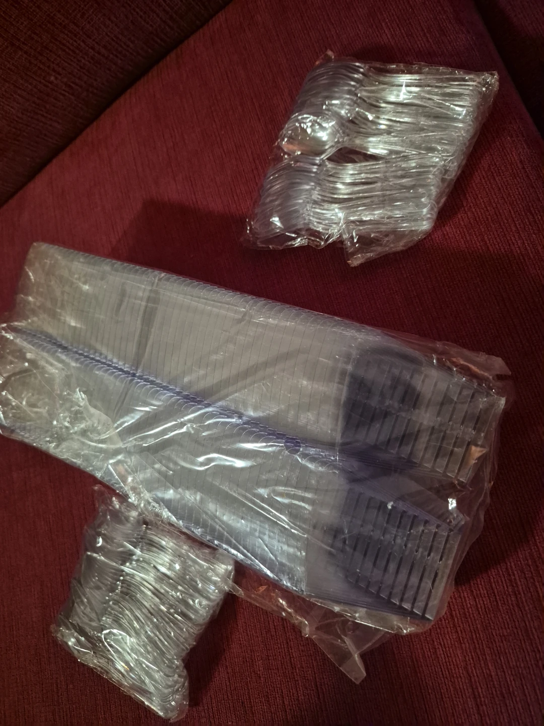 🥕Clear Plastic Spoons (Bulk Pack)