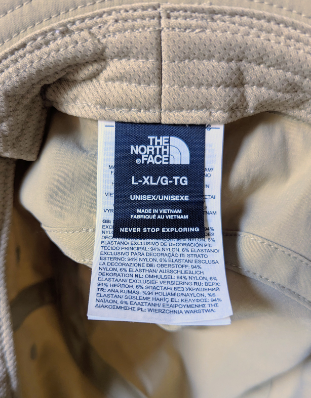 The North Face Class V Brimmer Unisex Bucket Hat, Khaki/Stone - photo 5