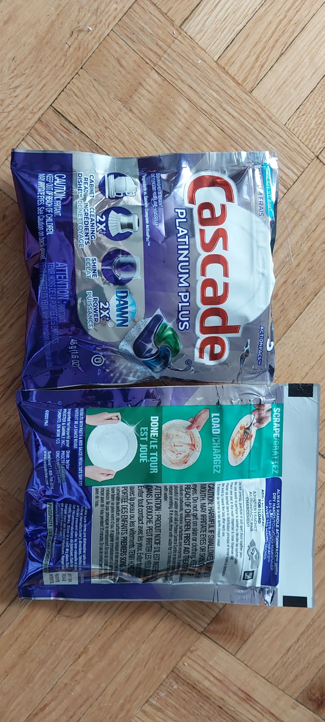 Cascade Platinum Plus Dishwasher Detergent Actionpacs
