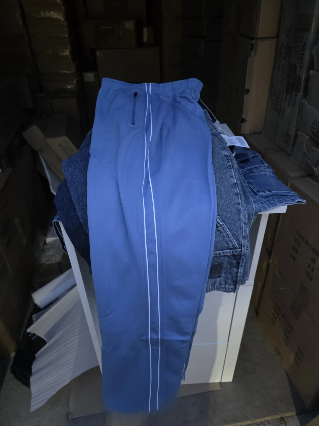 North End Techno Series Ladies Track Pants Lake Blue M/M