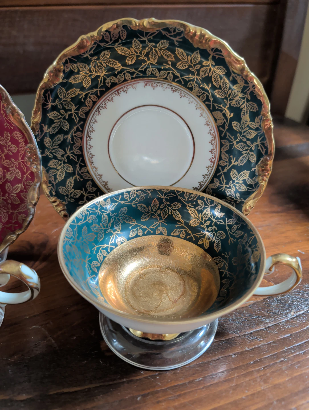 Set of 4 Vintage Teacups and Saucers - photo 5