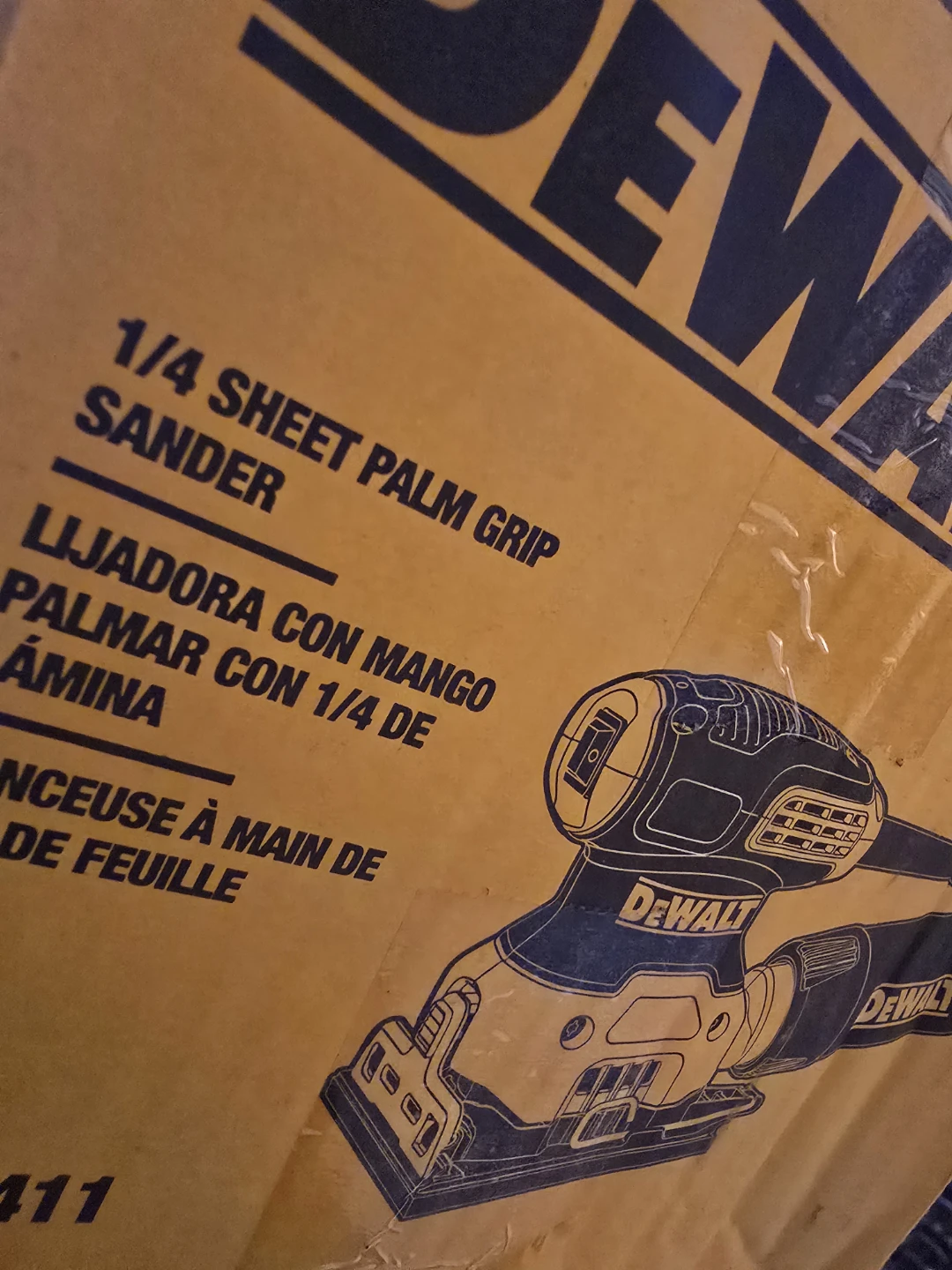 DEWALT 1/4 Sheet Palm Grip Sander