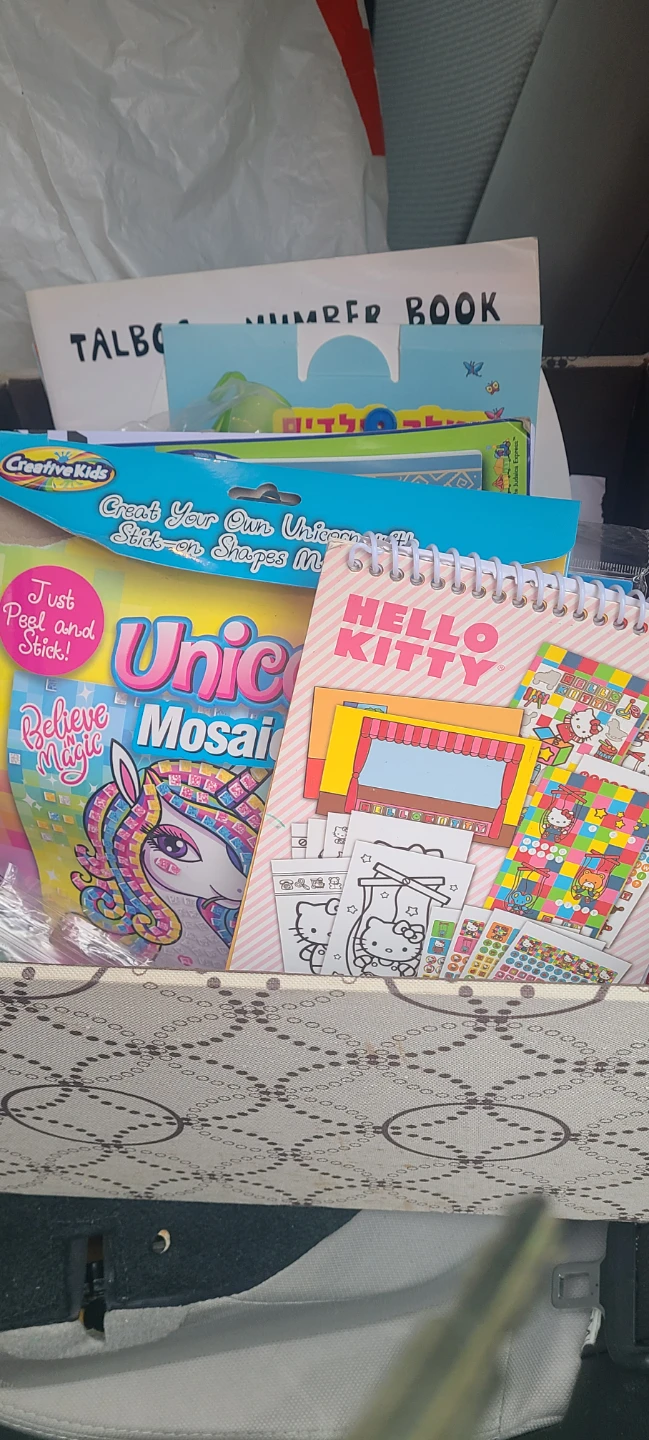 Mixed lot - kids activity kits & a wood puzzle