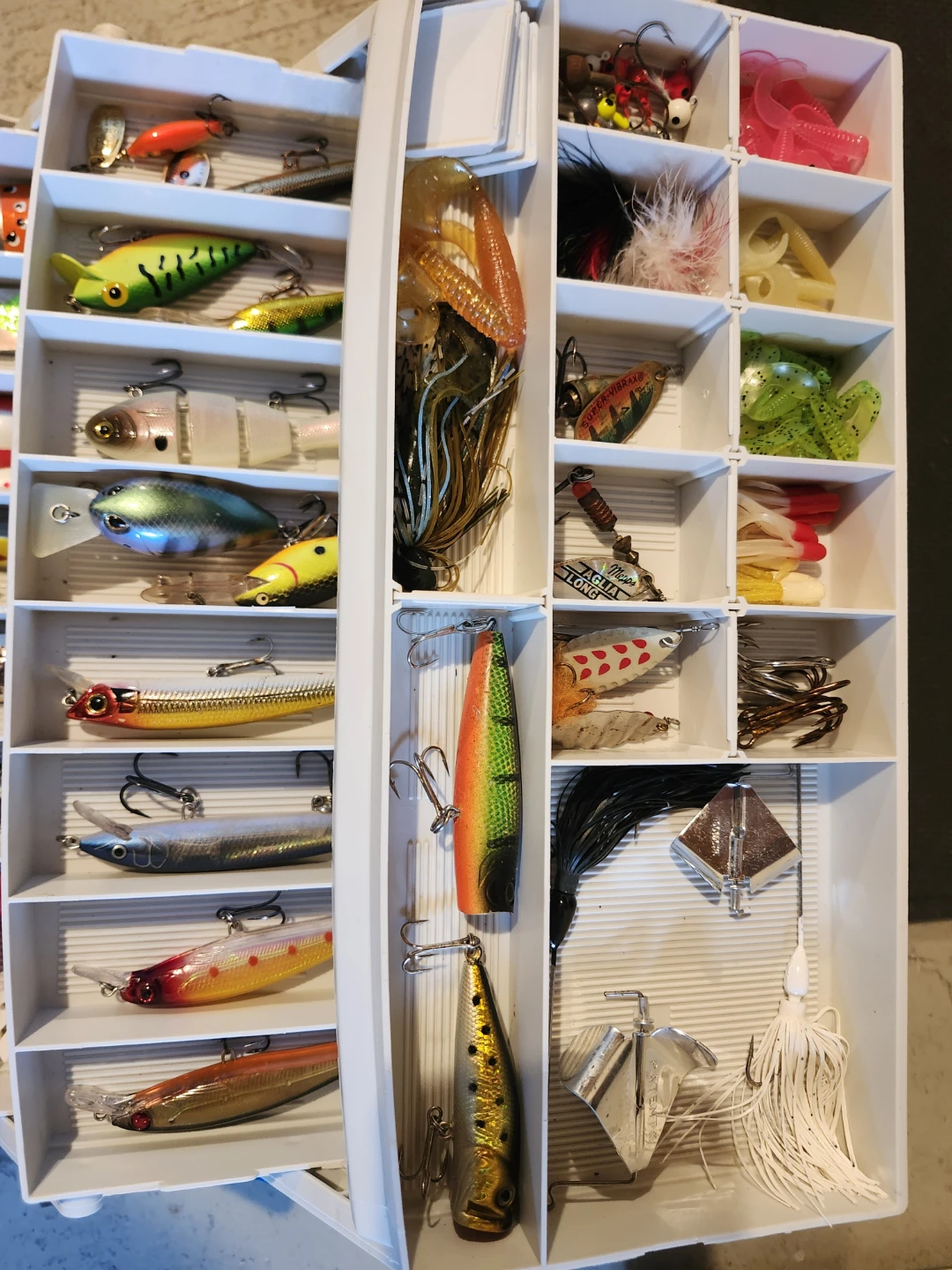 Tackle box (plano) with lures and tackle - photo 3