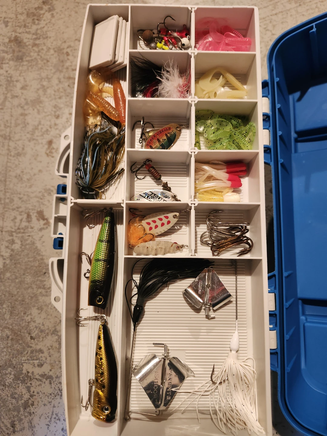 Tackle box (plano) with lures and tackle - photo 2