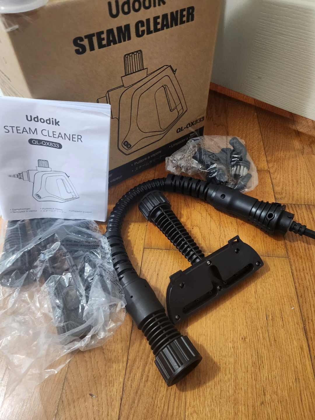 Udodik Yellow Steam Cleaner with Accessories - photo 3
