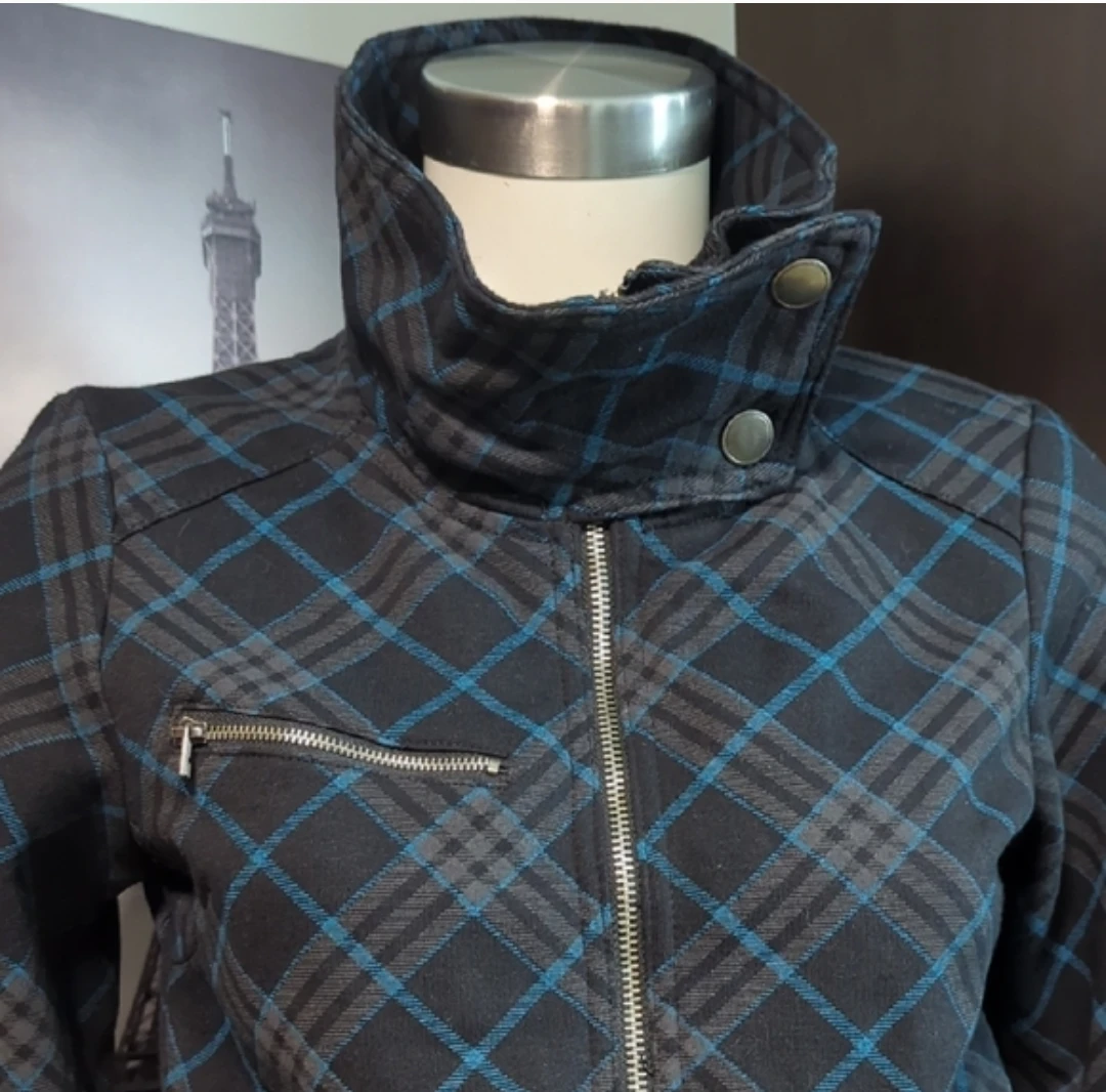 Streetwear Society Plaid Bomber Jacket - photo 3