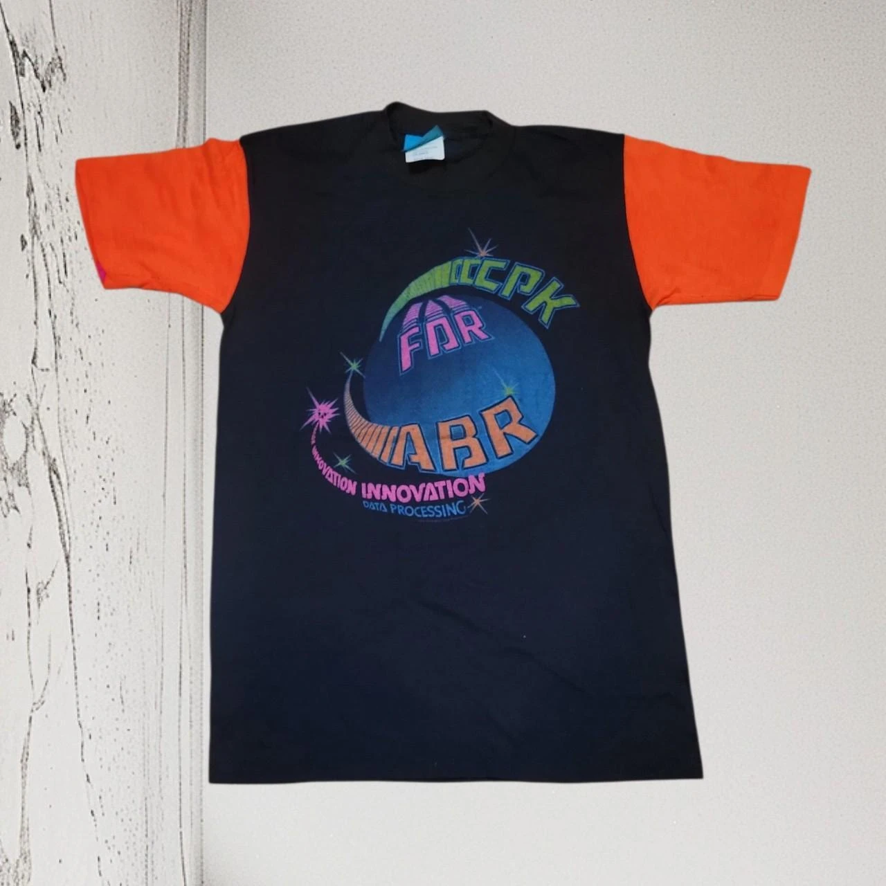 Vintage 80s DASD Management Team T-Shirt Medium