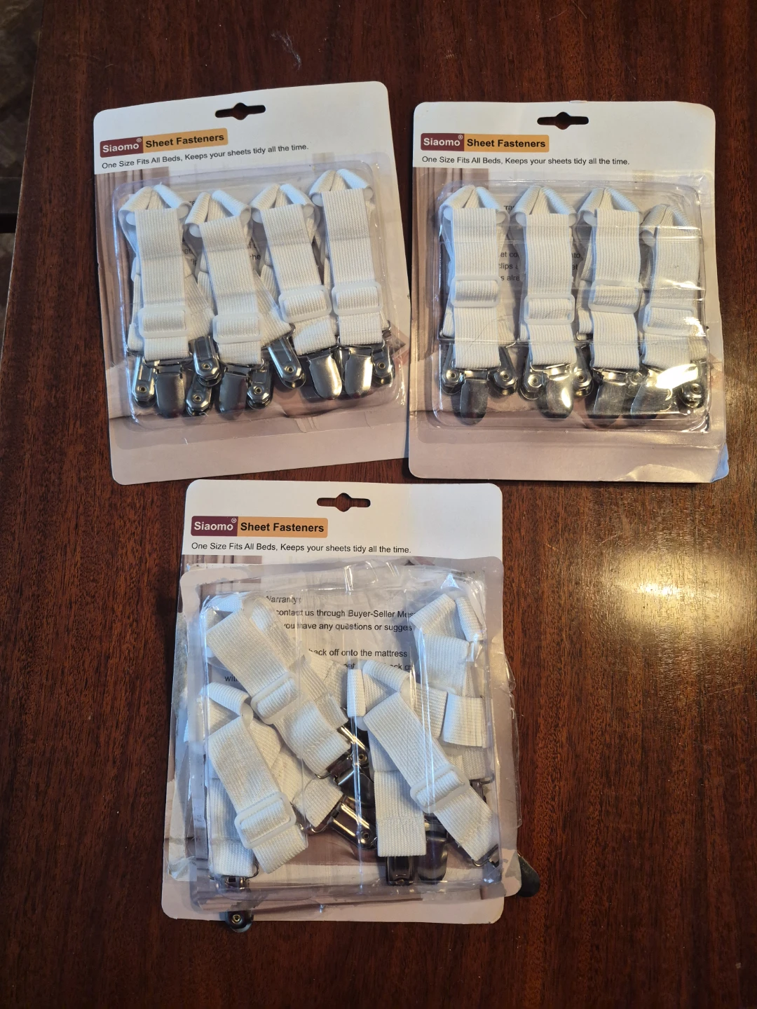 Siamo Sheet Fasteners - White - 3 packs