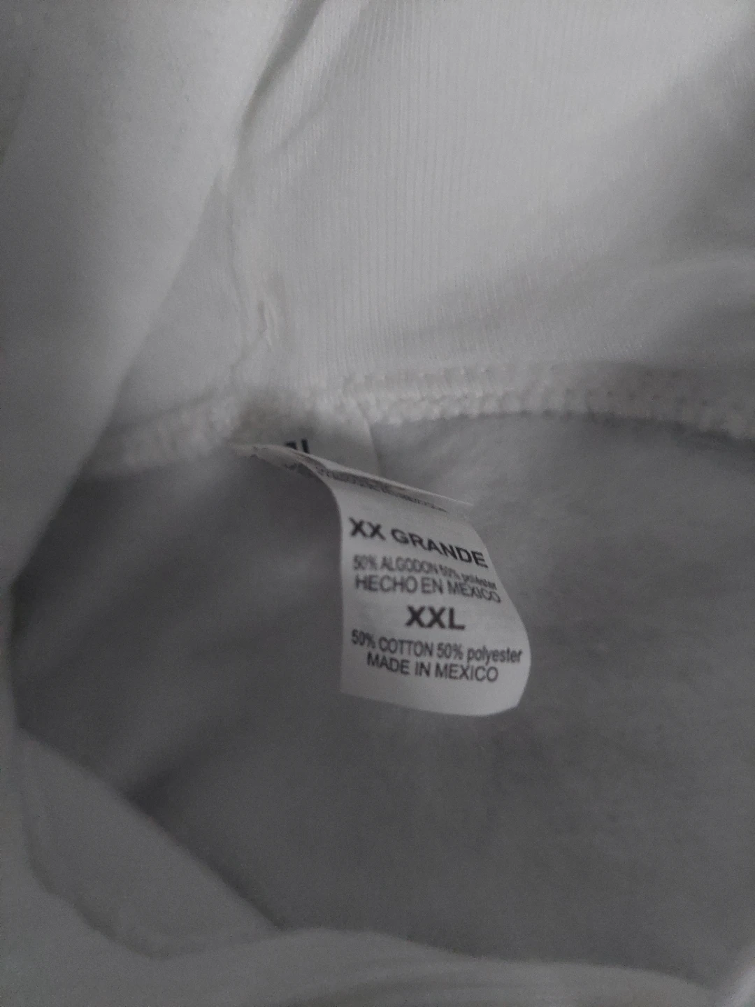 White Pullover Hoodie XXL - photo 2