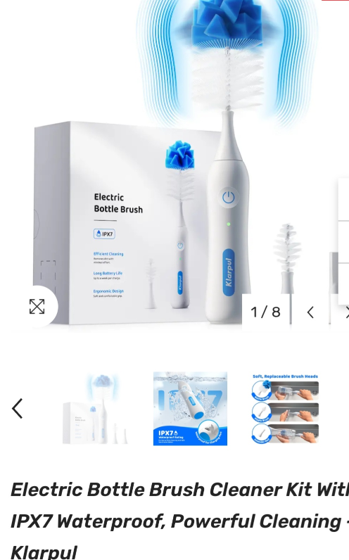Klarpul Electric Bottle Brush Cleaner Kit - photo 3