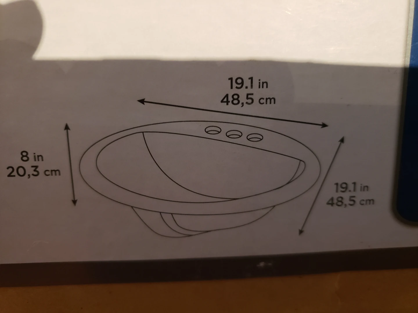 Glacier Bay White Drop-In Sink 1000 671 625 - photo 2