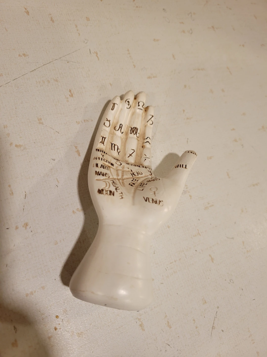Palmistry Hand Model with Astrology Symbols - photo 4