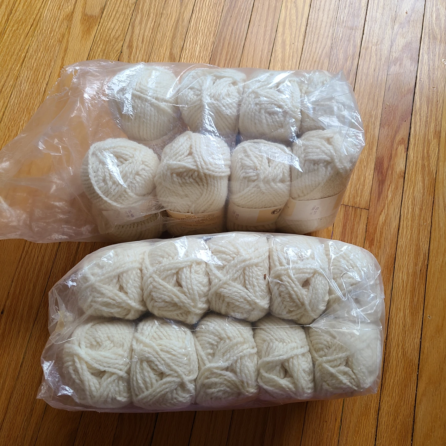 Eaton Shetland Style Chunky Wool Yarn - Cream - photo 2
