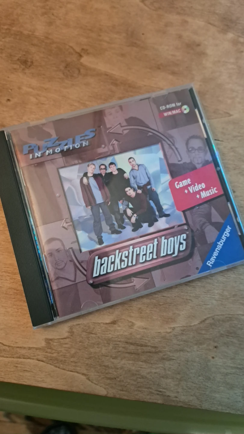 Backstreet Boys "Puzzles in Motion" Vintage CD-ROM / Y2k / BSB