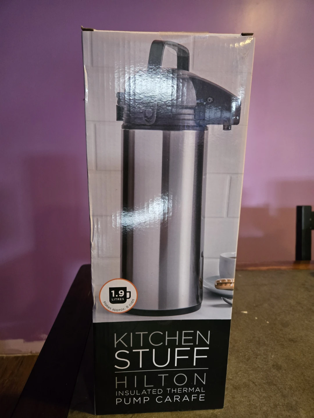 Hilton Insulated Thermal Pump Carafe 1.9L
