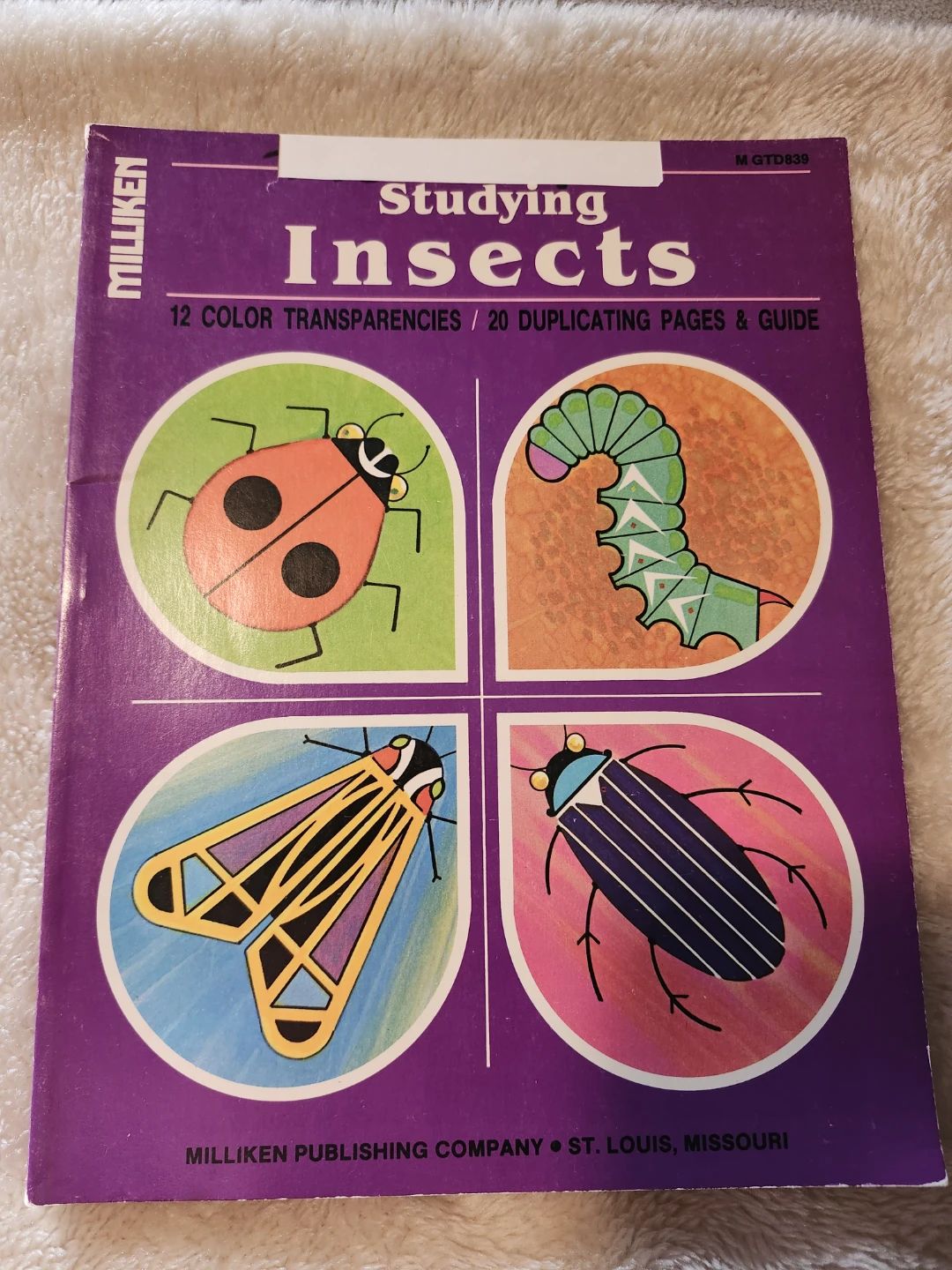 Vintage Milliken Insects Book with Transparencies & Guide