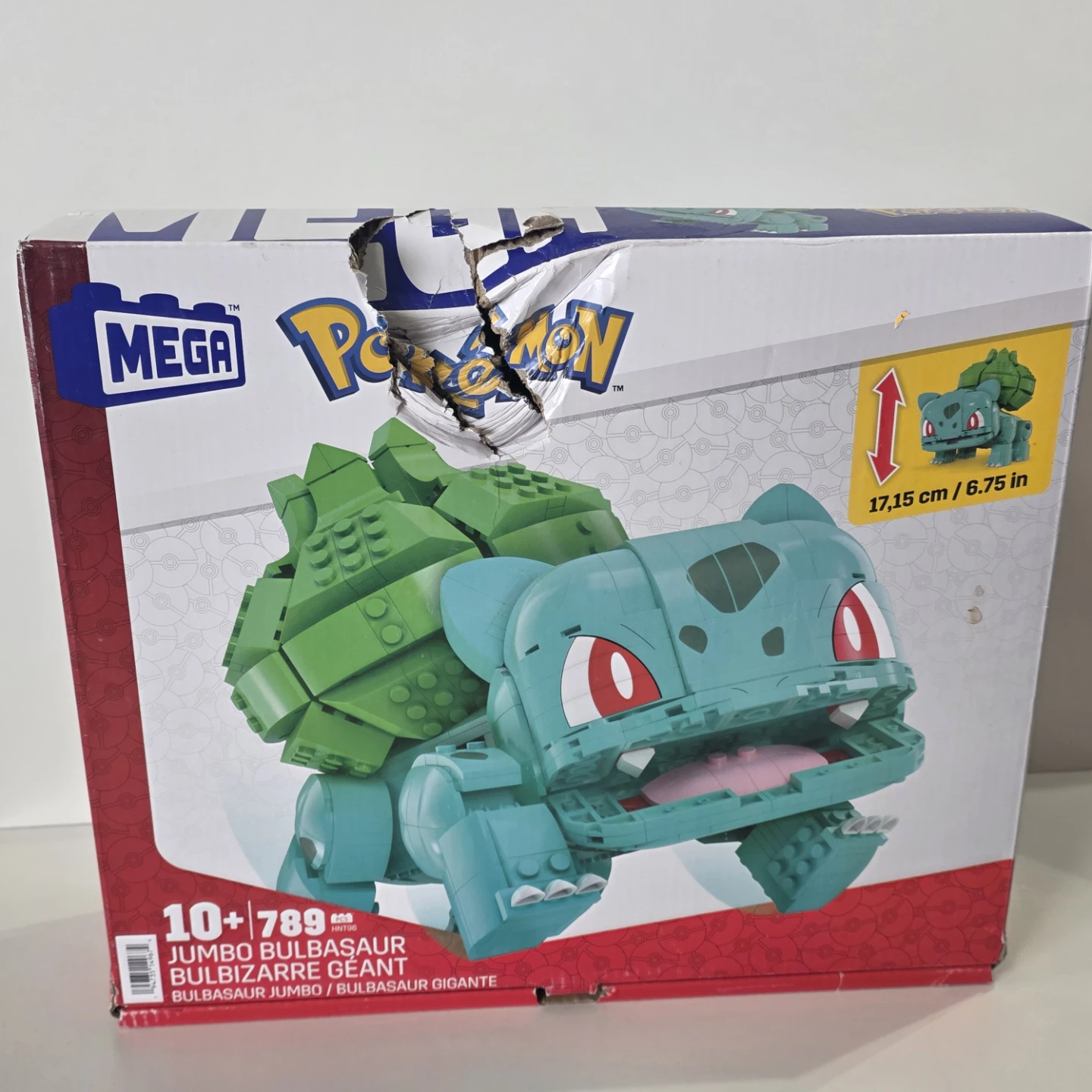 Mega Pokemon Bulbasaur Jumbo Building Set