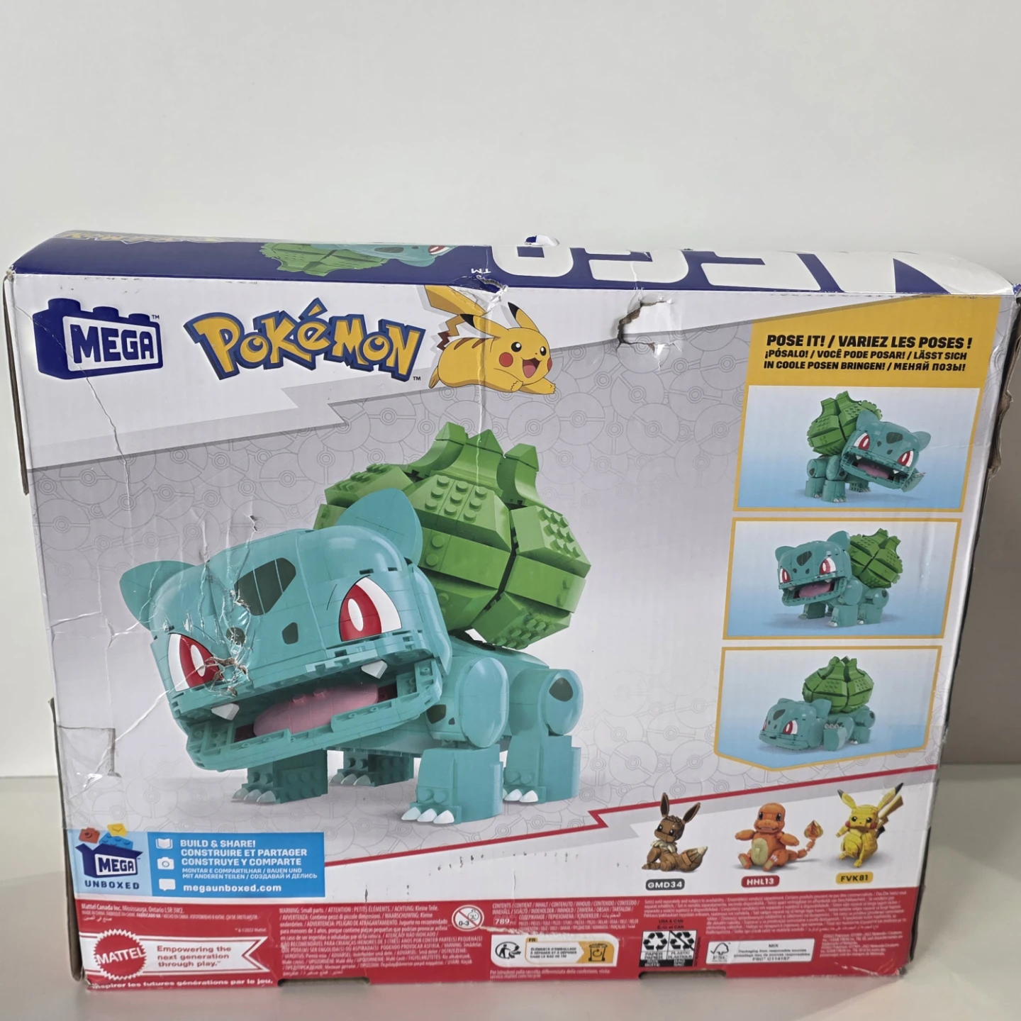 Mega Pokemon Bulbasaur Jumbo Building Set - photo 2