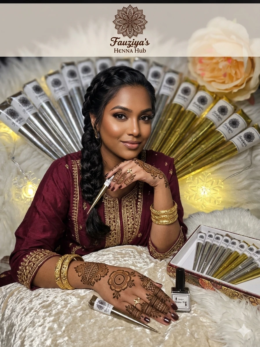 Fauziya's Henna Hub Henna Cones &  Nail Polish - photo 4