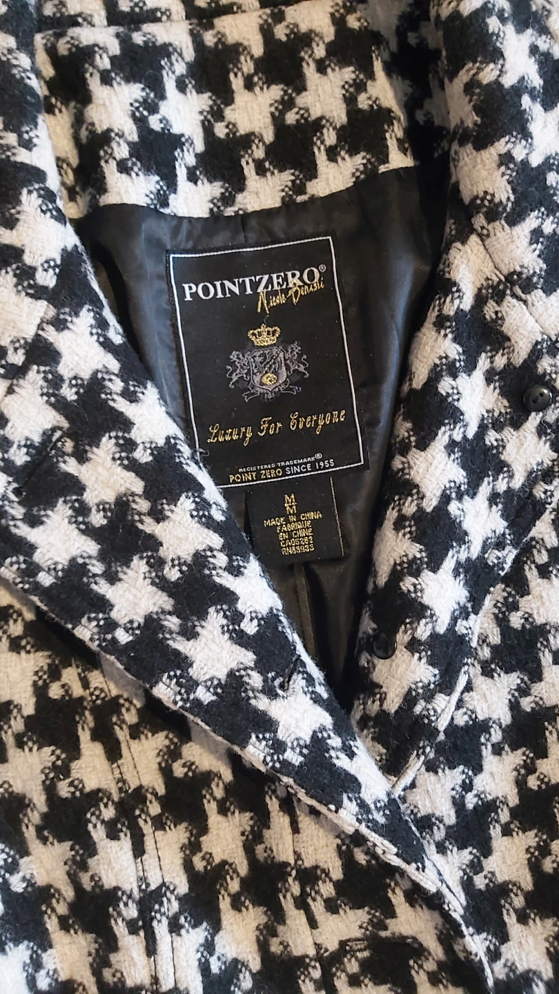 Point Zero Houndstooth Belted Coat - photo 5