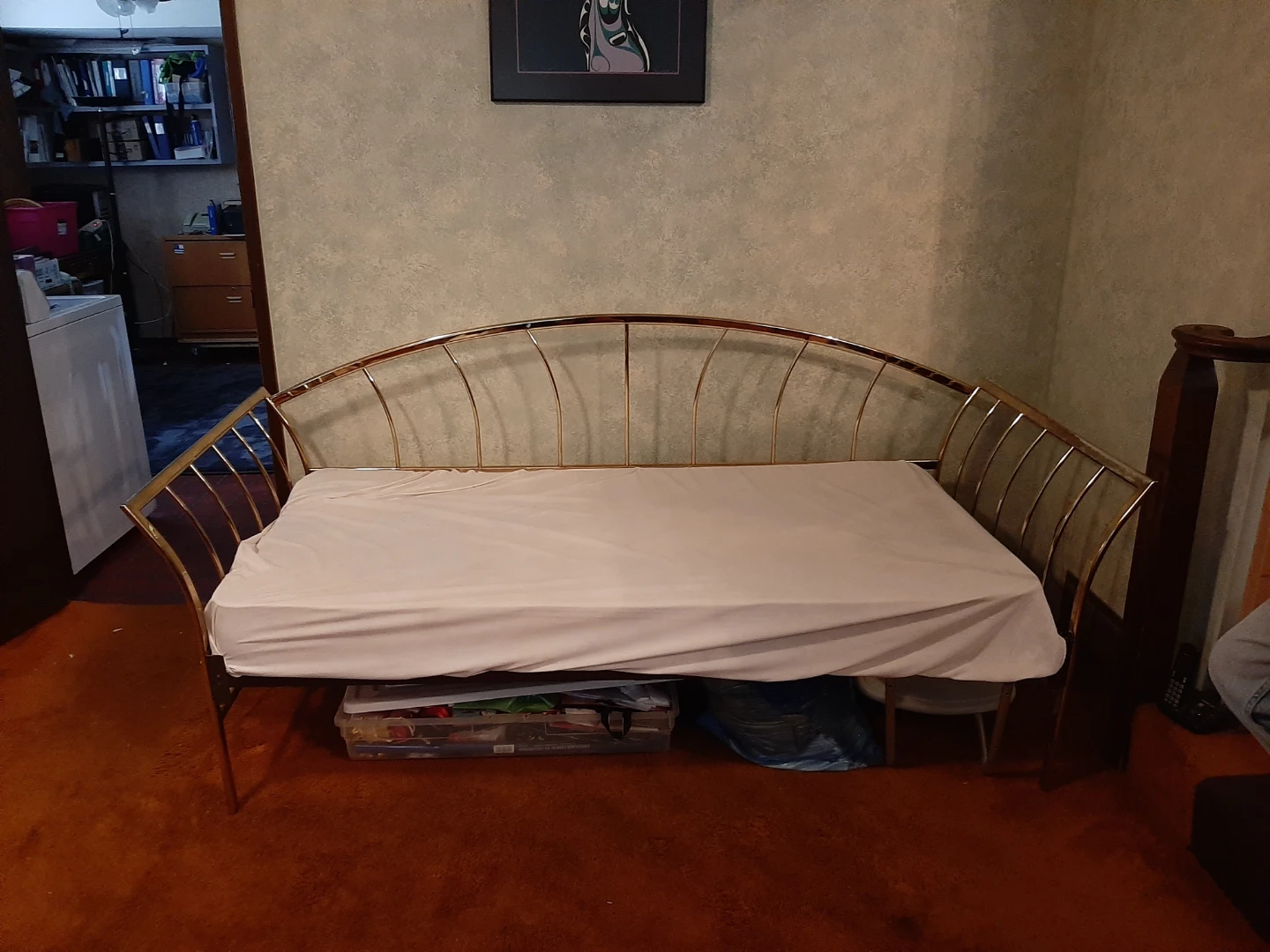 Gold Metal Daybed Frame