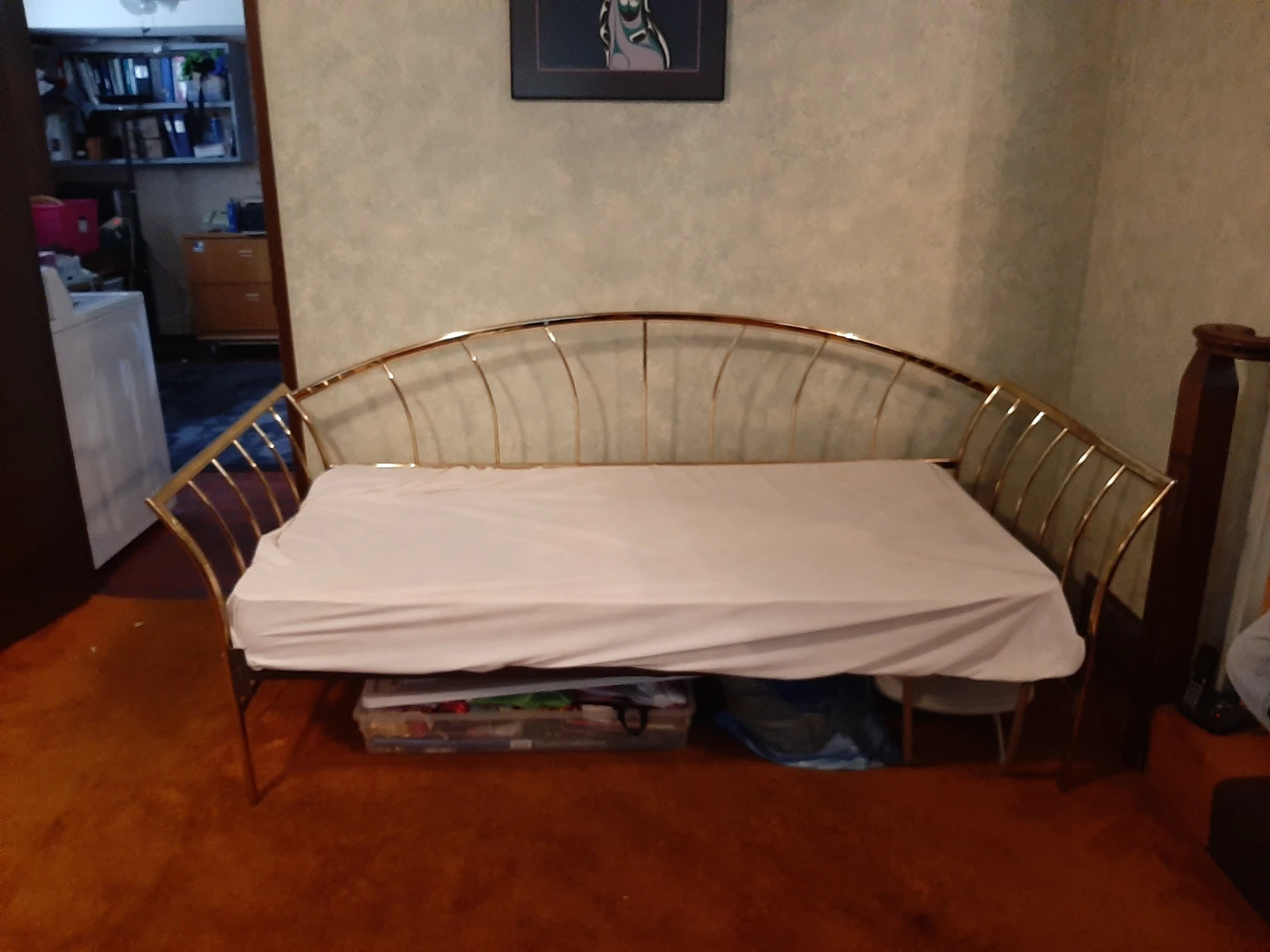 Gold Metal Daybed Frame - photo 2