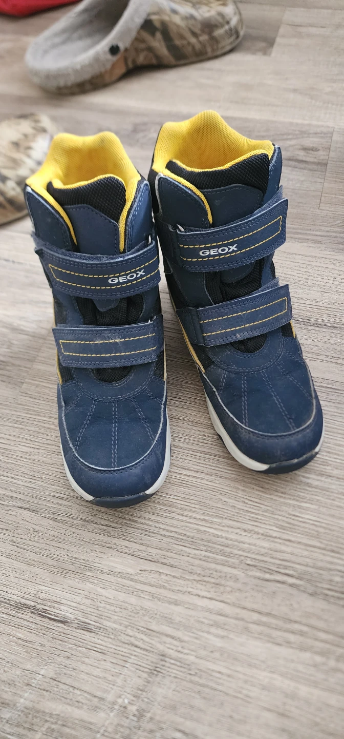 Geox Kids Blue & Yellow Winter Boots