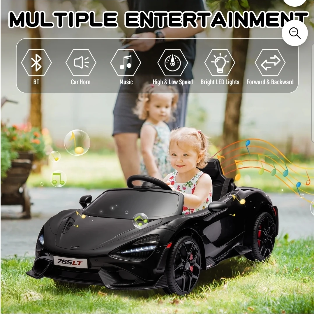 Licensed McLaren 765LT 12V Electric Ride-On Toy Car - photo 4
