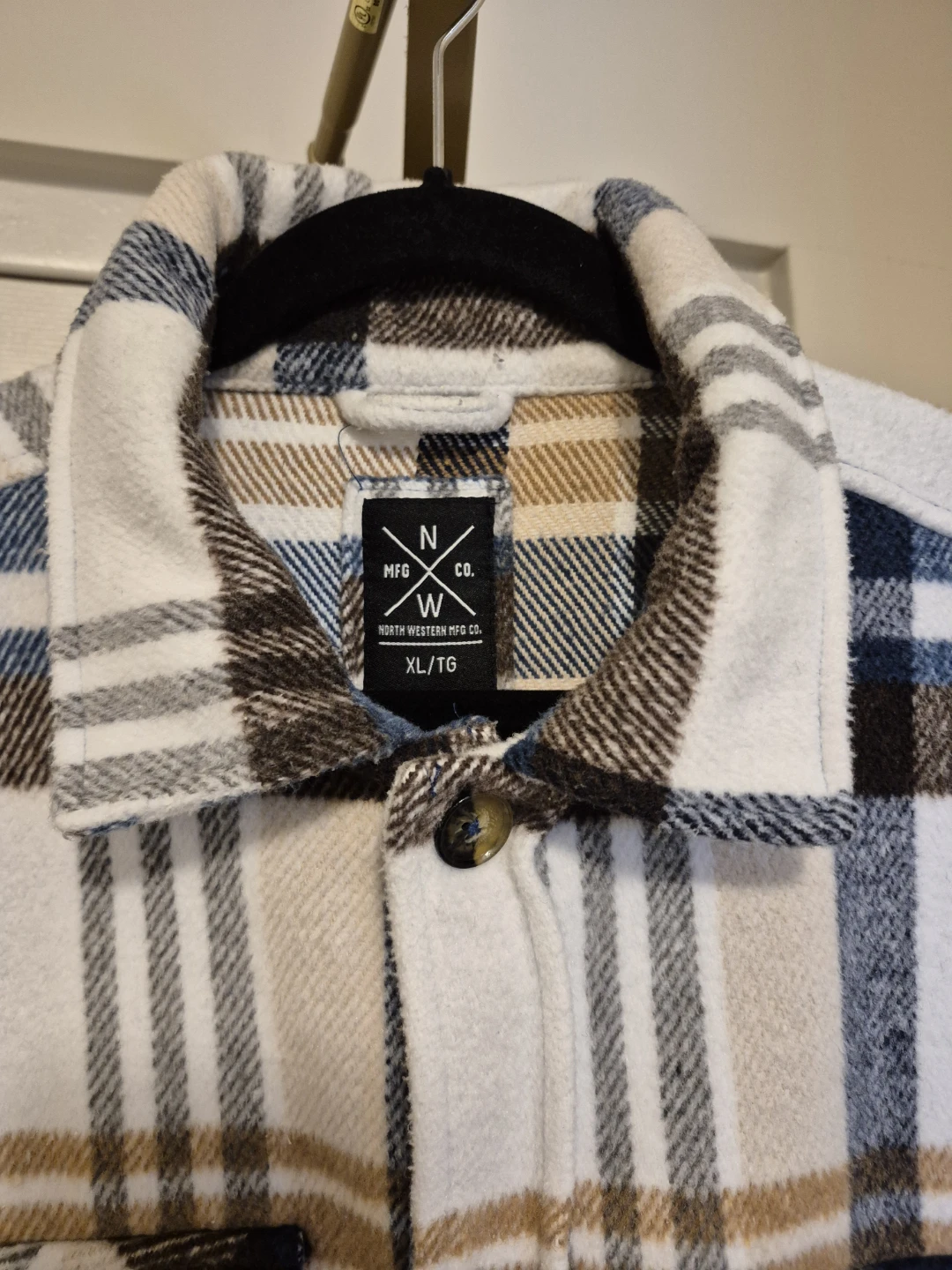 North Western Mfg. Co. Plaid Flannel Jacket - XL - photo 2