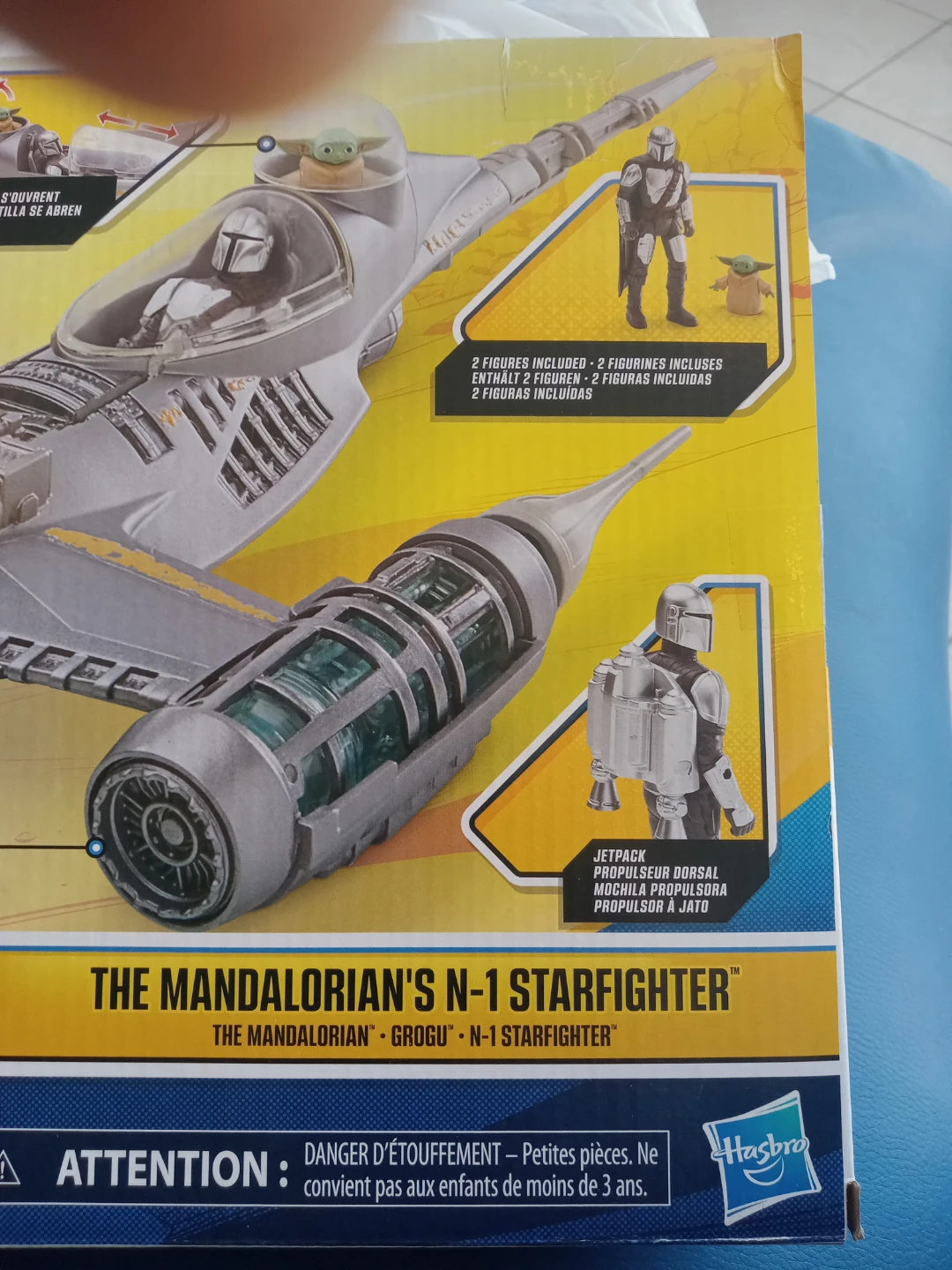 Star Wars The Mandalorian's N-1 Starfighter Toy with Figures - photo 2