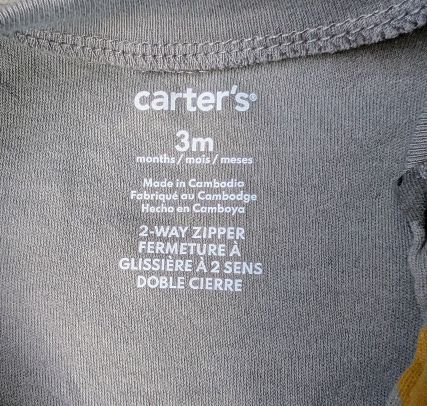 Brand New with Tags Carter's Baby Sleepsuit 3 Months - photo 4