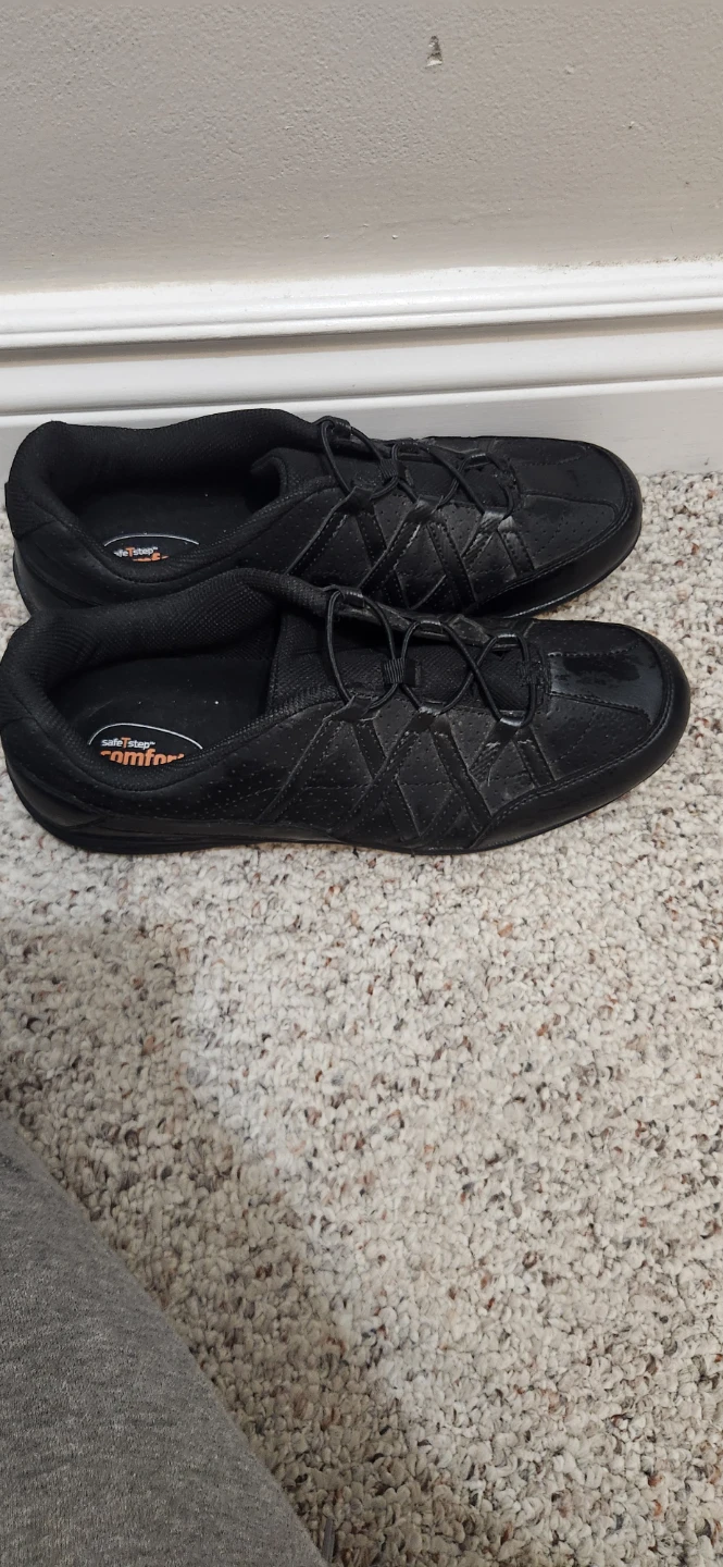 Safe T Step Comfort Black Slip-Resistant Shoes Size 11 - photo 2