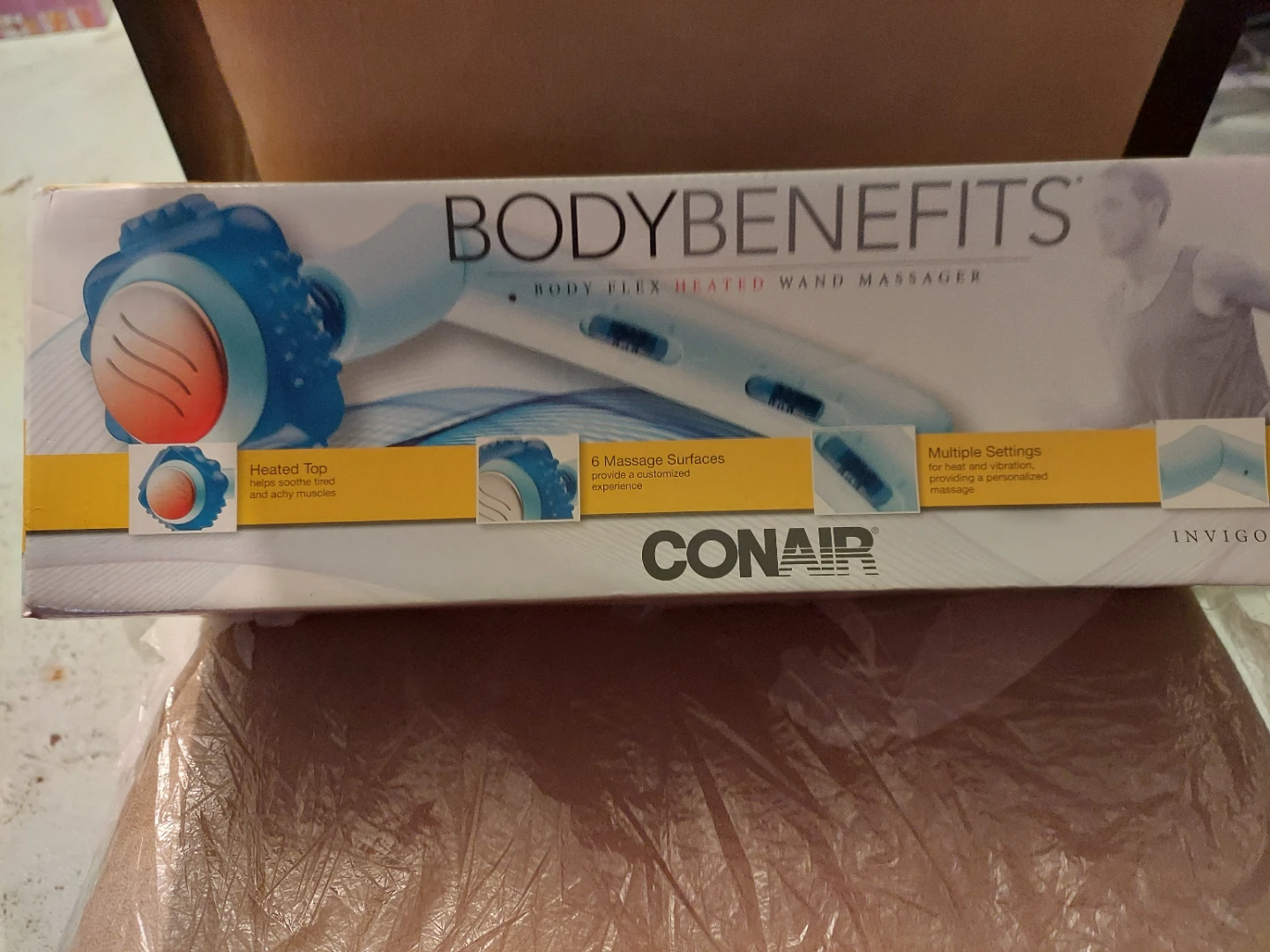Conair Body Benefits Body Flex Heated Wand Massager