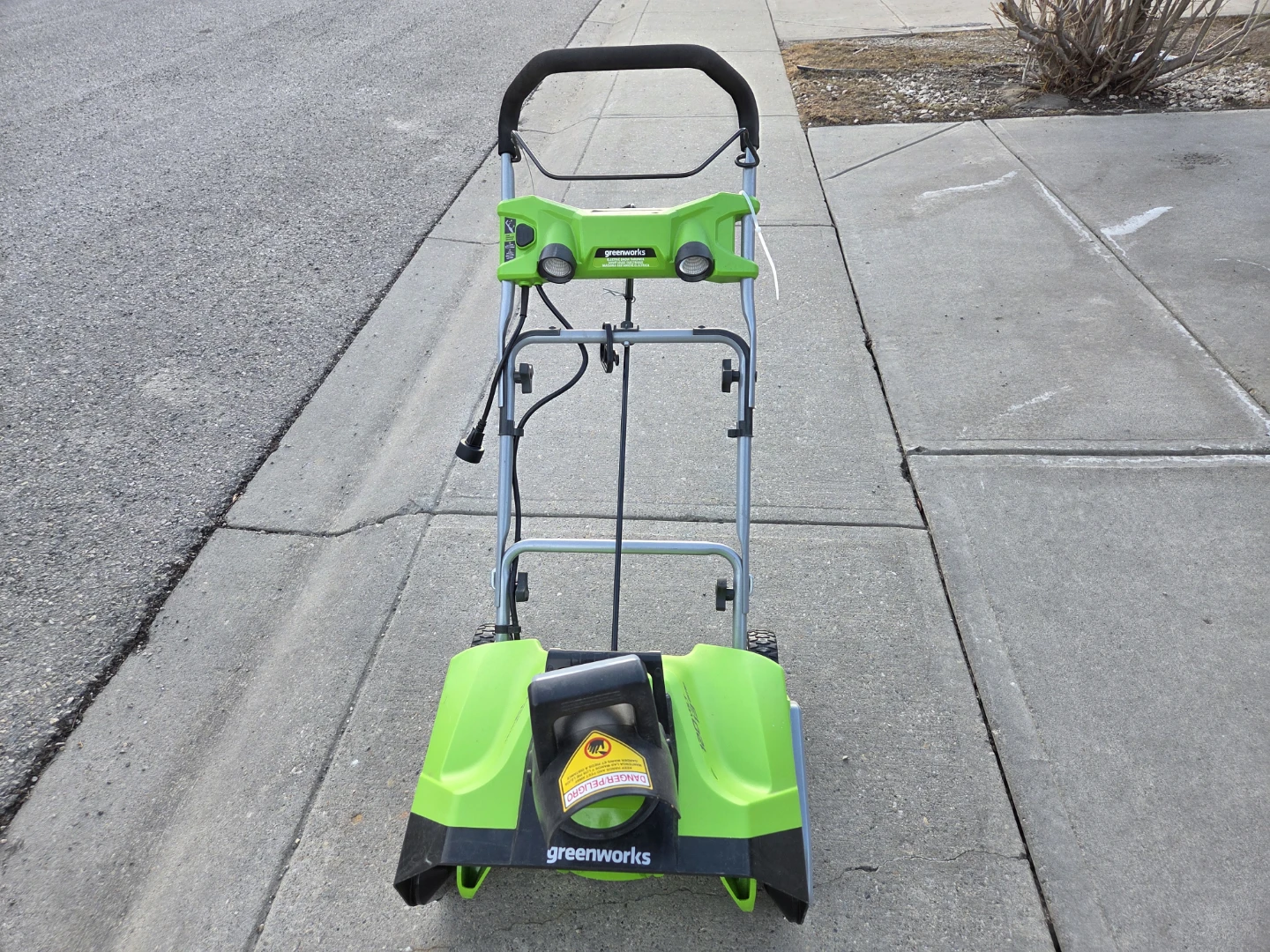 Greenworks 20-inch Corded Electric Snow Blower - photo 4